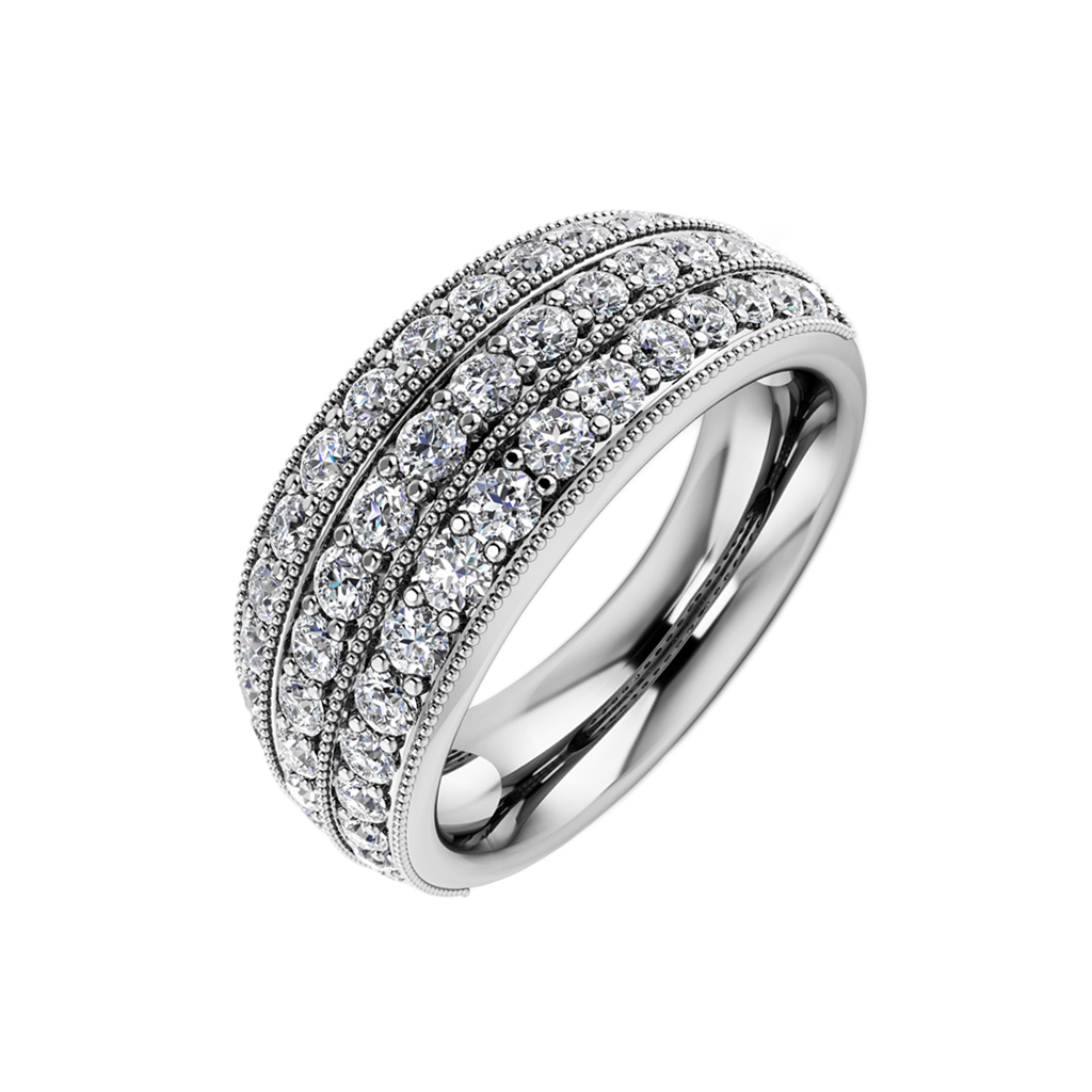 Luciana diamond wedding band